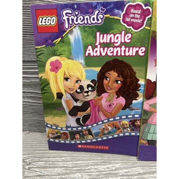 Lego Friends Chapter Books Set of 3 Scholastic Paperbacks Girl Power Jungle - Picture 2 of 9